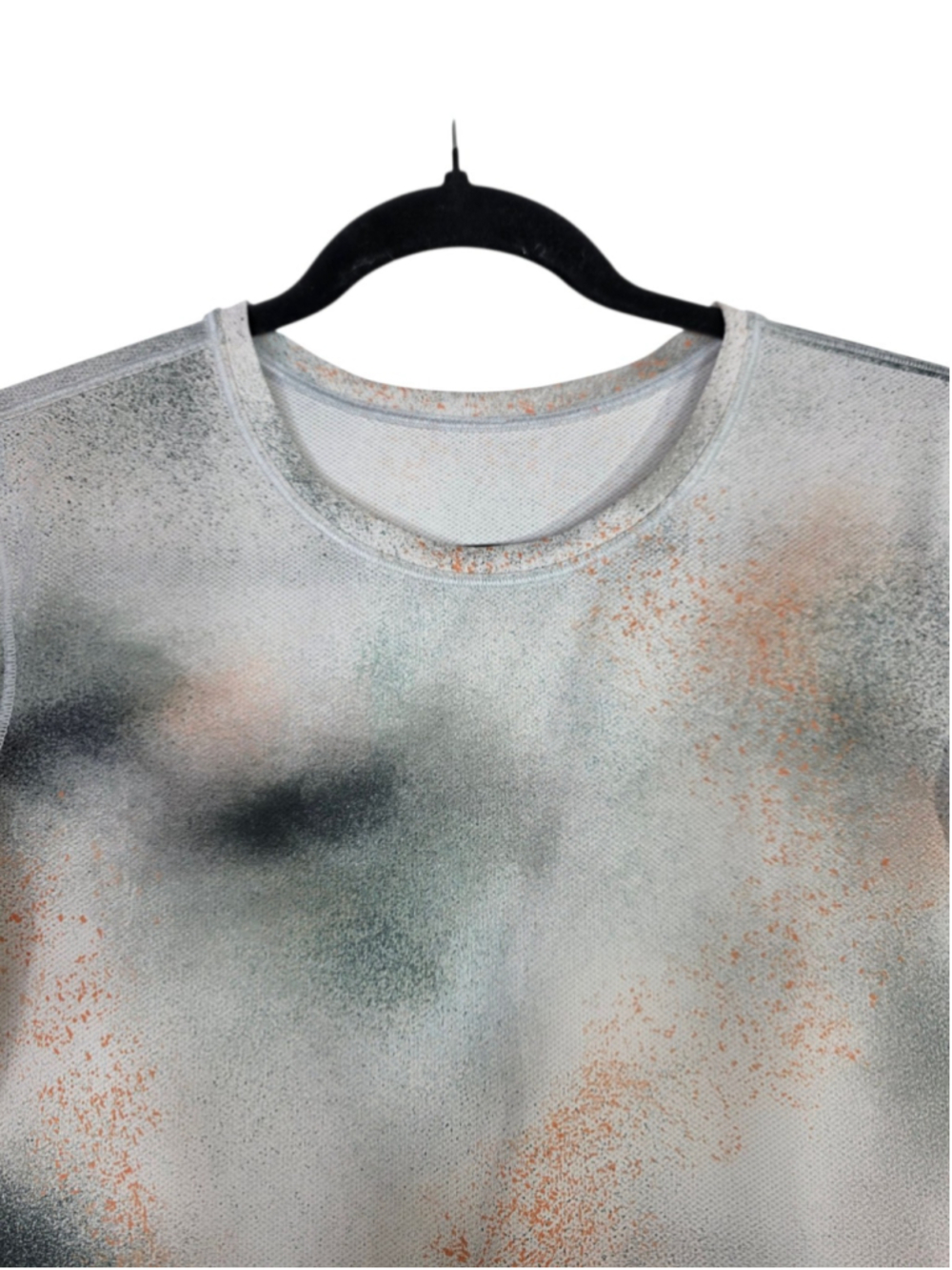 Lululemon High-Neck Running and Training T-ShirtSpray Camo Silver Blu - Picture 4 of 8